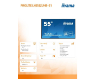 iiyama 54,6'' PROLITE LH5552UHS-B1 Czarny - 1376345 - zdjęcie 5
